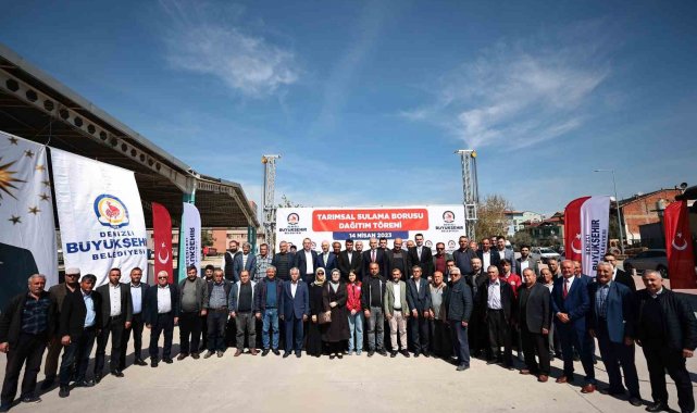 Denizli Büyükşehirden tarımsal sulamaya büyük destek