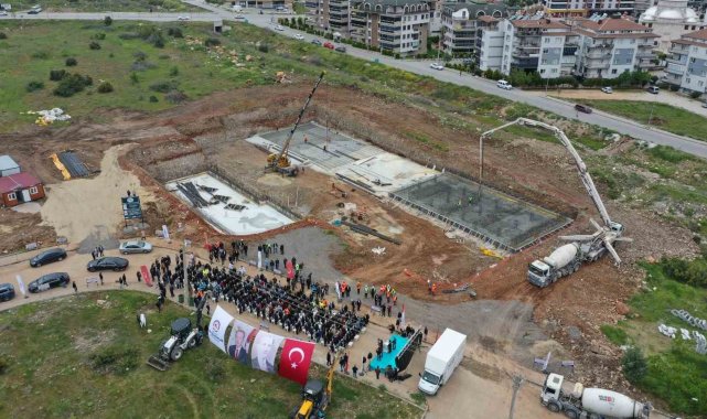 Denizli'nin en büyük içme suyu deposunun temeli atıldı