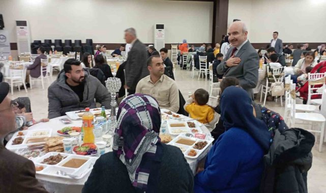 Depremzede ailelere iftar