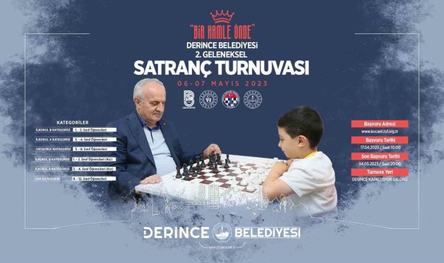 Derince'de satranç heyecanı yaşanacak