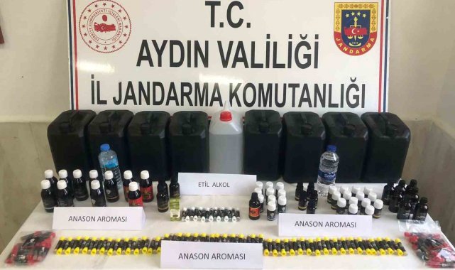 Didim'de 46 litre etil alkol ele geçirildi