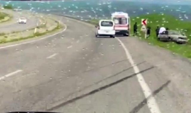 Diyarbakır'da otomobil yoldan çıktı: 6 yaralı