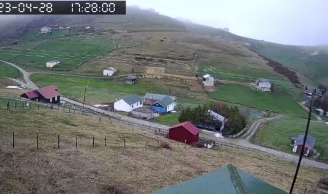 Doğu Karadeniz Yaylaları bir gecede beyaza büründü