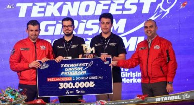 Dünyanın ilk hidrojenli skuteri Teknofest'te ödüllendirildi