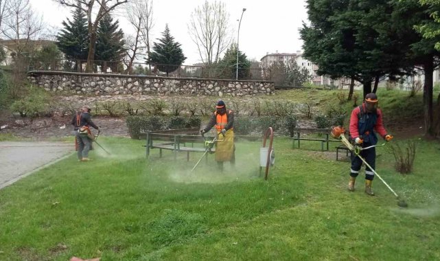 Düzce'yi güzelleştirmek için sahadalar