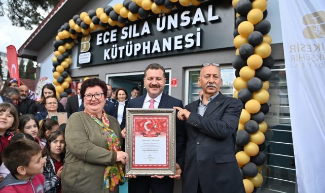 Ece Sıla Ünsal Kütüphanesi açıldı
