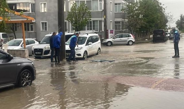Edirne Keşan'da sağanak, Enez'de hortum