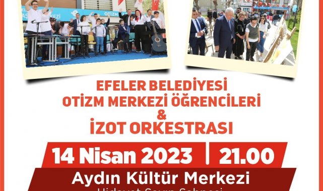 Efeler'in otizmli öğrencileri ve İZOT'dan anlamlı etkinlik