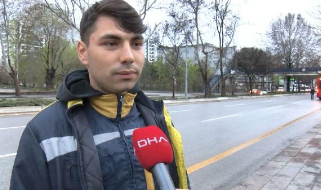 EGO şoförü, kendisine saldırmak isteyen sürücünün aracını metrelerce sürükledi