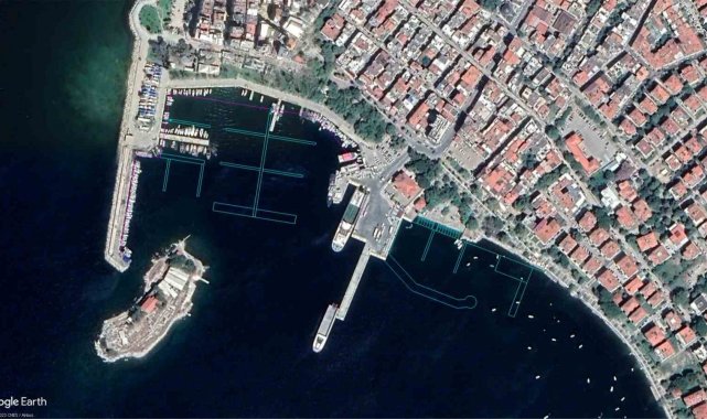 Erdek feribot limanı yenileniyor