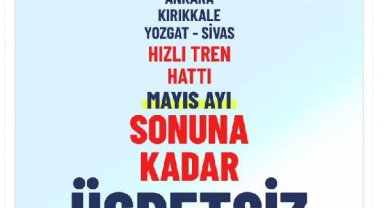 Erdoğan: Ankara-Sivas hızlı treni mayıs sonunu kadar ücretsiz