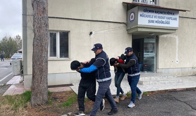 Erzincan'da 11 kaçak göçmen yakalandı, 2 sürücü tutuklandı