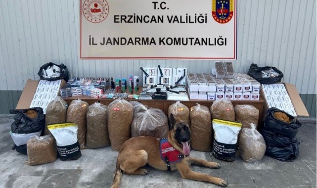 Erzincan'da jandarma ekipleri kaçakçılık olaylarına geçit vermiyor