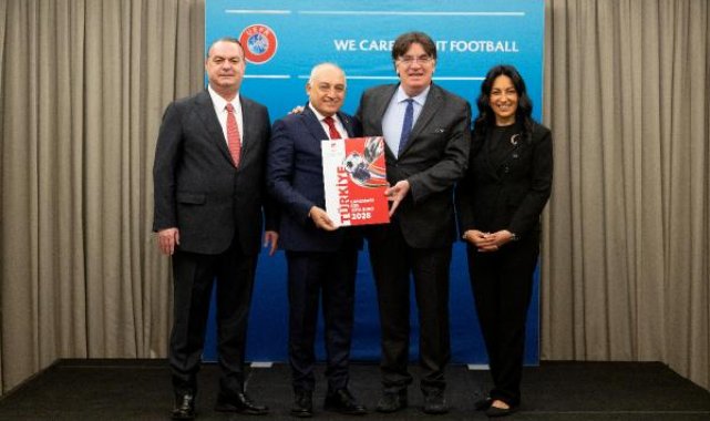 EURO 2028 ve EURO 2032 adaylık dosyası, UEFA'ya teslim edildi
