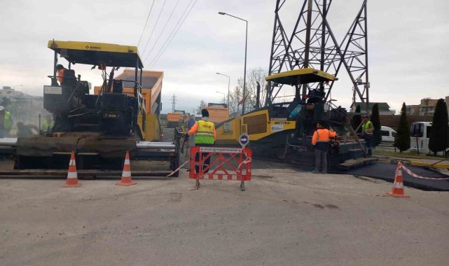 Fabrikalar bölgesinde asfalt seferberliği