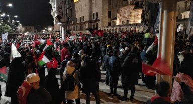 Fatih'te Mescid-i Aksa'ya yapılan baskın protesto edildi