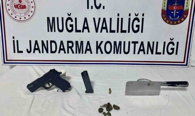 Fethiye'de esrar operasyonu