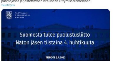 Finlandiya 4 Nisan'da resmen NATO üyesi olacak