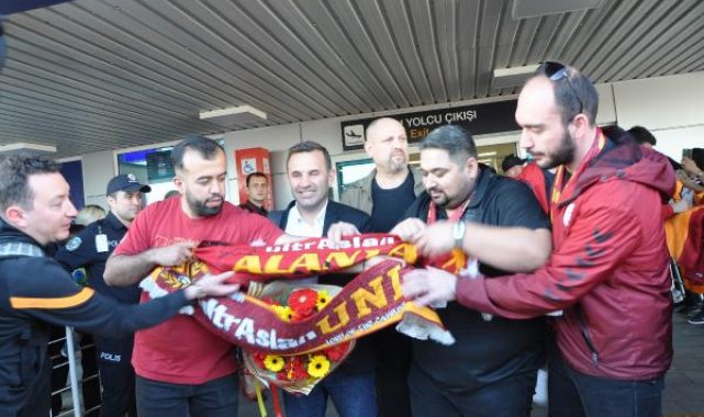 Galatasaray kafilesi, Alanya'da