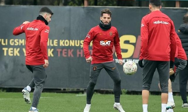 Galatasaray, Kayserispor maçının hazırlıklarını sürdürdü