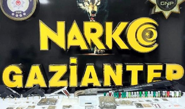 Gaziantep'te uyuşturucu ticaretine 23 gözaltı