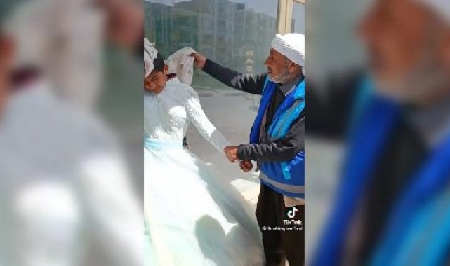 Gelinlik giyen erkek çocuğuna ait videoya inceleme
