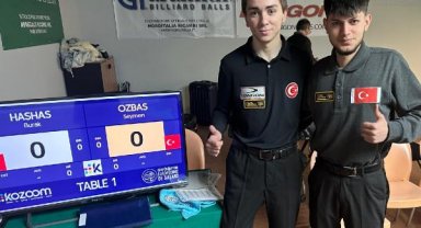 Genç bilardocular İtalya'da finale kaldı