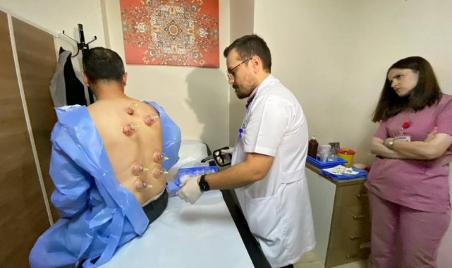 GETAT ünitesinde ağrı çeken hastalar 5 bin yıllık tedavi yöntemleriyle şifa buluyor