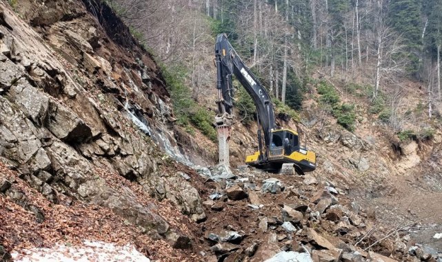 Gölyaka'da orman yolları onarılıyor