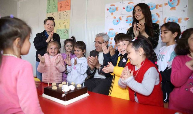 Güder'den miniklere doğum günü sürprizi