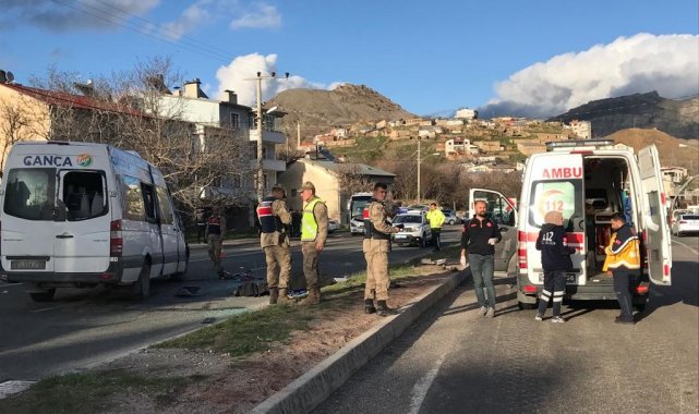 Gümüşhane'de işçi servisi kazası: 1 ölü, 7 yaralı