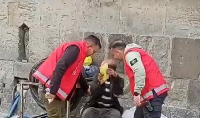 Güven timlerinden dilencilere operasyon