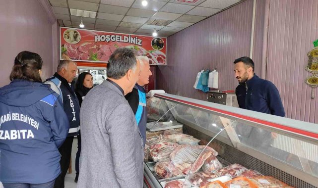 Hakkari'de gıda denetimi