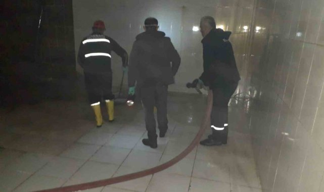 Hakkari'de su depoları yıkandı