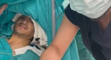 Hastaya bilinci açıkken, beyin tümörü ameliyatı yapıldı