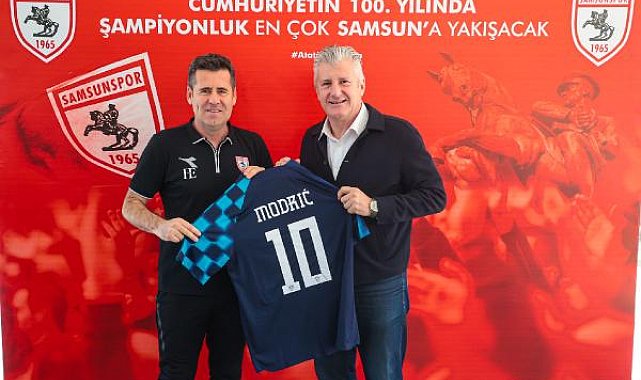 Hırvatistan Futbol Federasyonu Başkanı Davor Suker Samsun'da