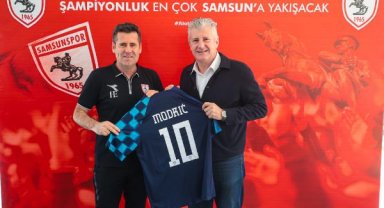 Hırvatistan Futbol Federasyonu Başkanı Davor Suker Samsun'da