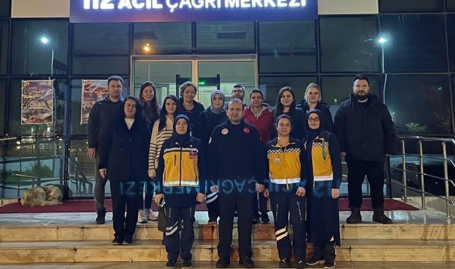 İl Sağlık Müdürü Şenkul sahur vakti 112 Çağrı Merkezi personeli ile bir araya geldi