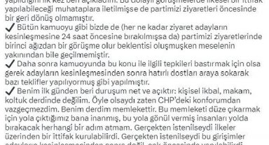 İnce: Gerçekten istenilseydi ittifak kurulabilirdi
