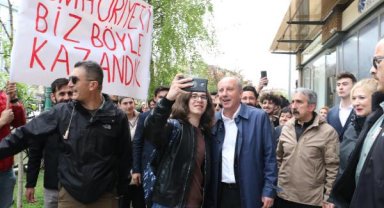 İnce: Türkiye'nin neresine gidersem gideyim, beni gençler karşılıyor