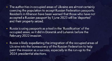 İngiltere istihbarat raporu: Rusya işgal bölgelerinde halkı Rus pasaportuna zorluyor