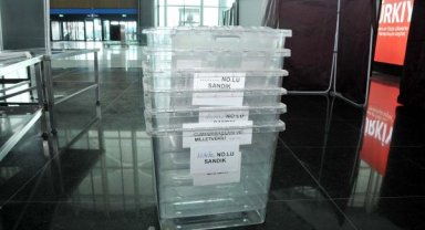 İstanbul Havalimanı'nda seçim sandıkları kuruldu