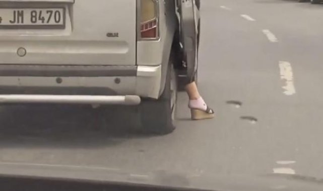İstanbul trafiğinde ilginç görüntüler
