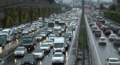 İstanbul'da trafik yoğunluğu yüzde 87'ye ulaştı