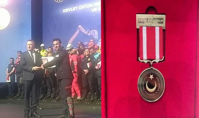 İtfaiye personeli, Devlet Üstün Fedakârlık Madalyası ve Nişanı ile ödüllendirildi