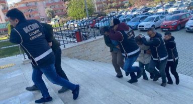 İzmir ve Manisa'daki 'Akbaba' operasyonunda 9 tutuklama