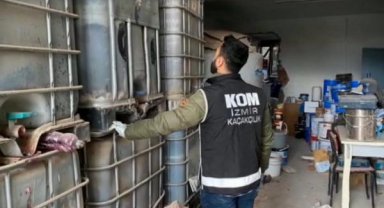 İzmir'de 46 ton kaçak akaryakıt ele geçirildi