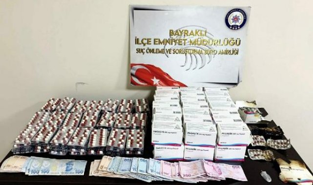 İzmir'de 6 bin 358 sentetik hap ele geçirildi