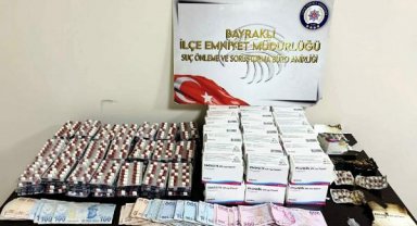 İzmir'de 6 bin 358 sentetik hap ele geçirildi