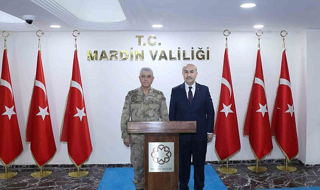 Jandarma Genel Komutanı Orgeneral Arif Çetin Mardin'de